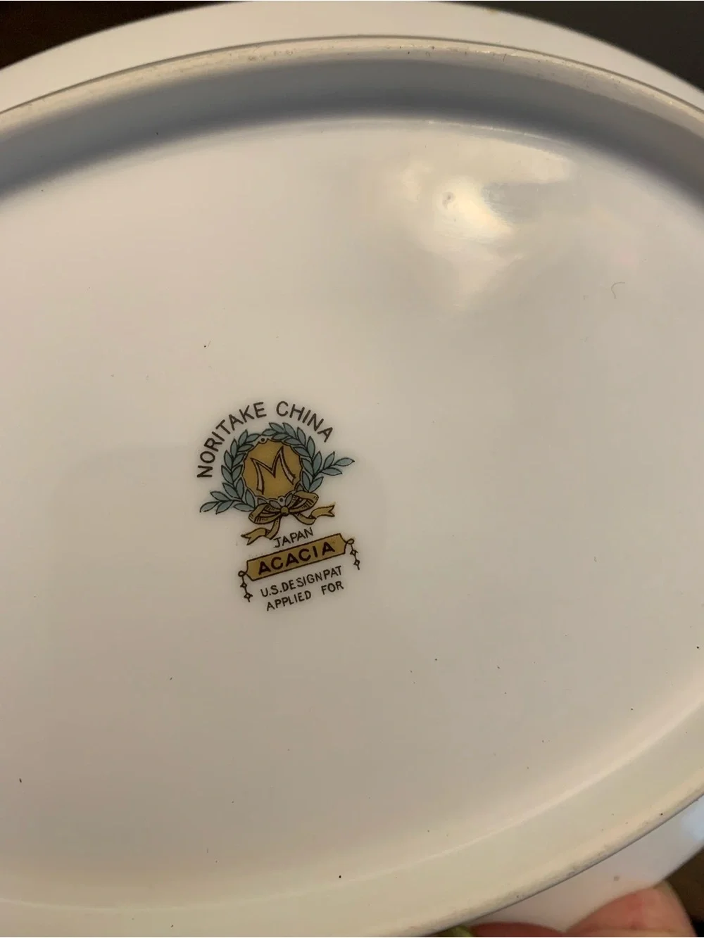 Rare 1933 Noritake vegetable serving bowl in Acacia pattern